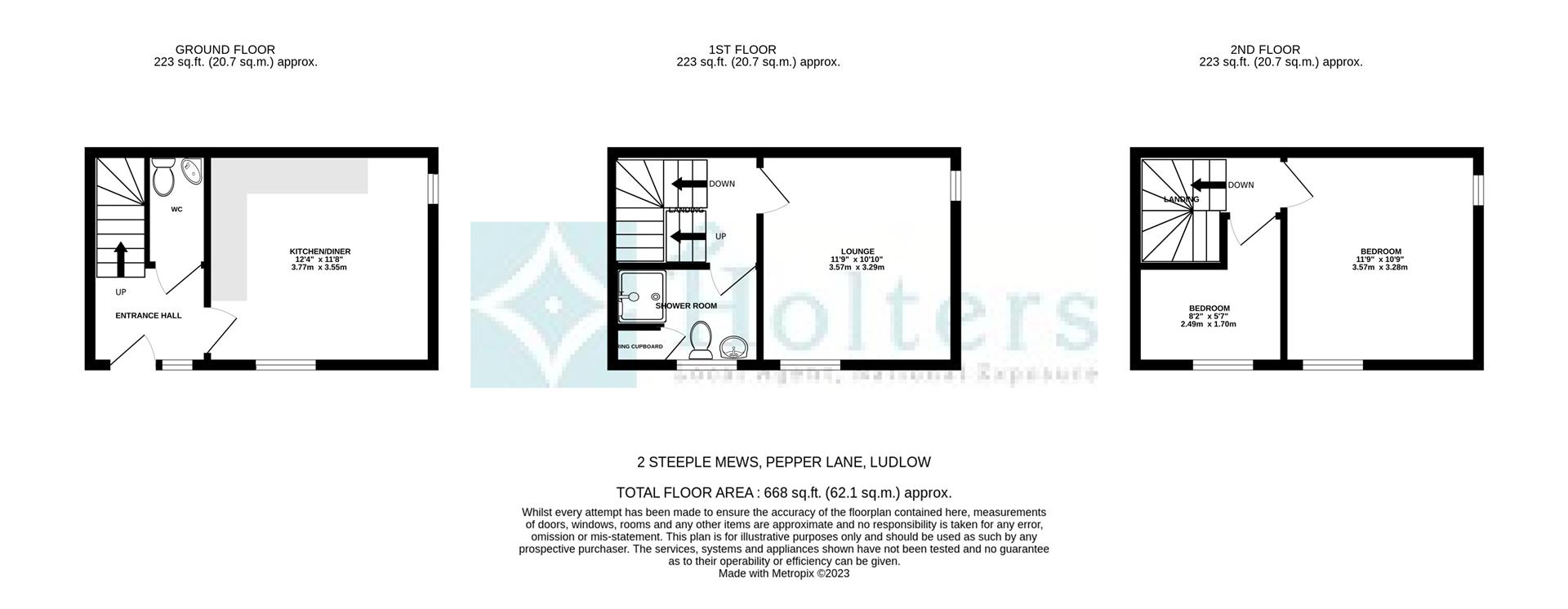 Property in Steeple Mews, Pepper Lane, Ludlow, SY8 1YW