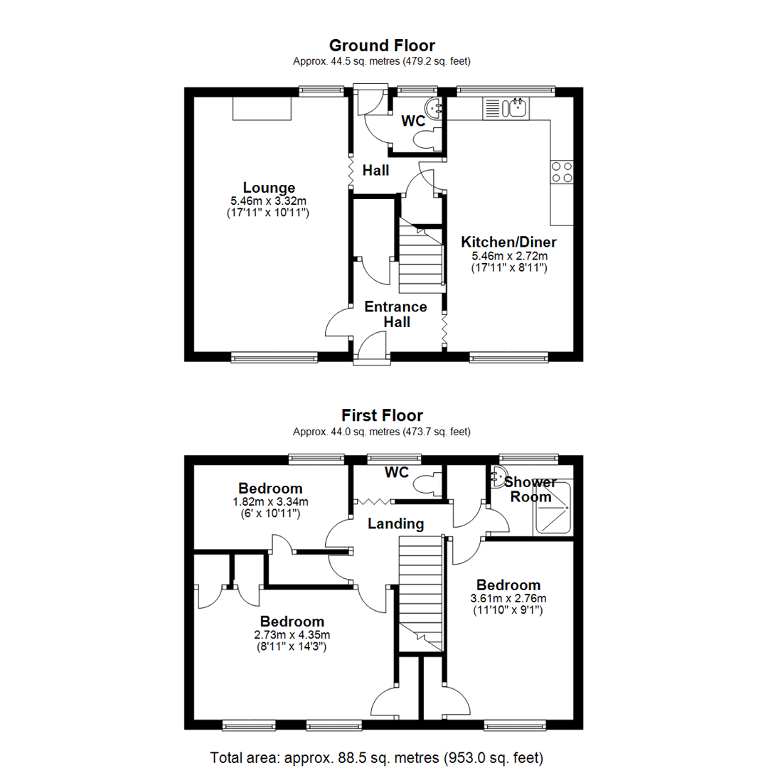 Property in Brendon Way, Grove Farm, Nuneaton, CV10 8NW