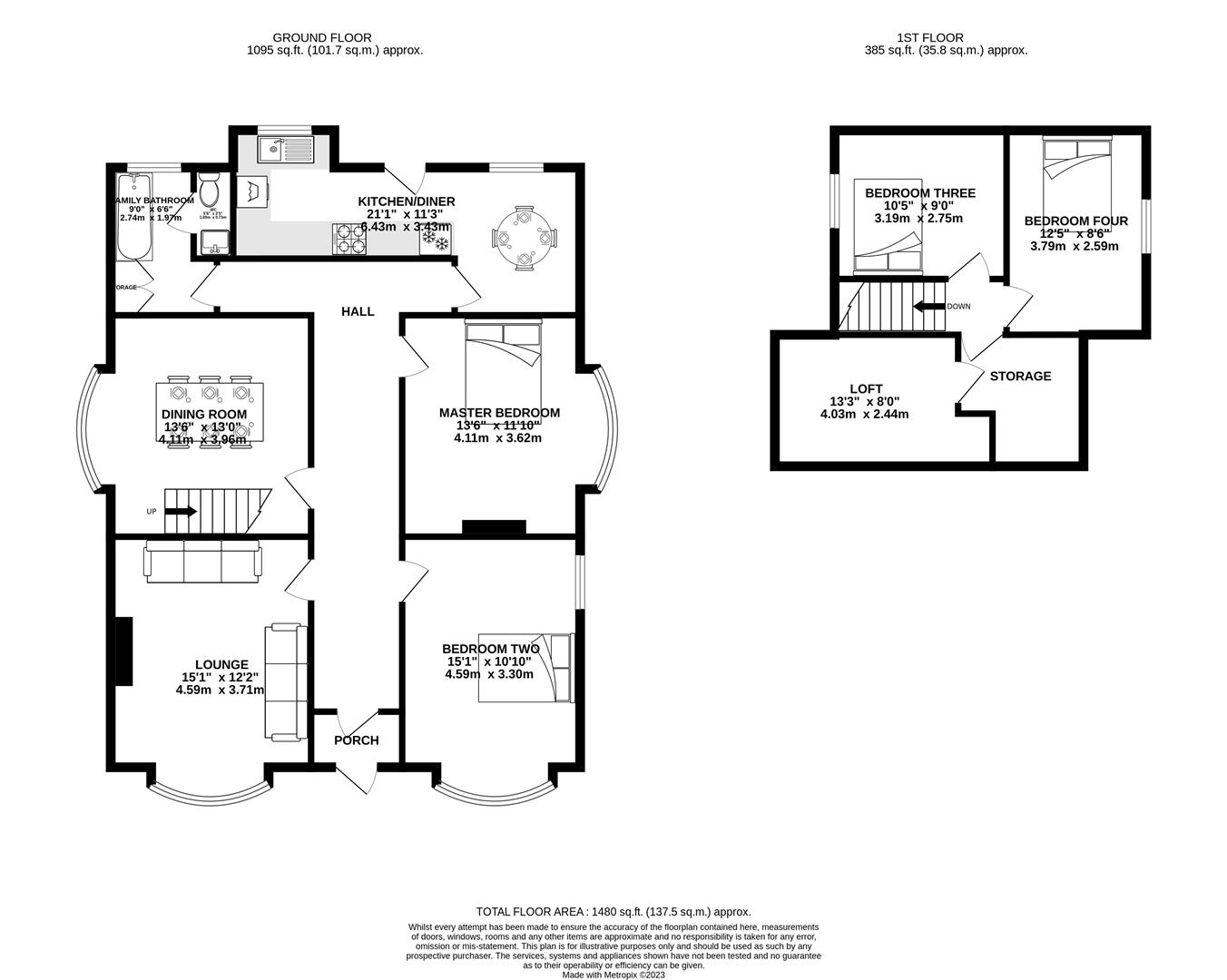 Property in Reedfield Place, Bamber Bridge, Preston, PR5 8AB
