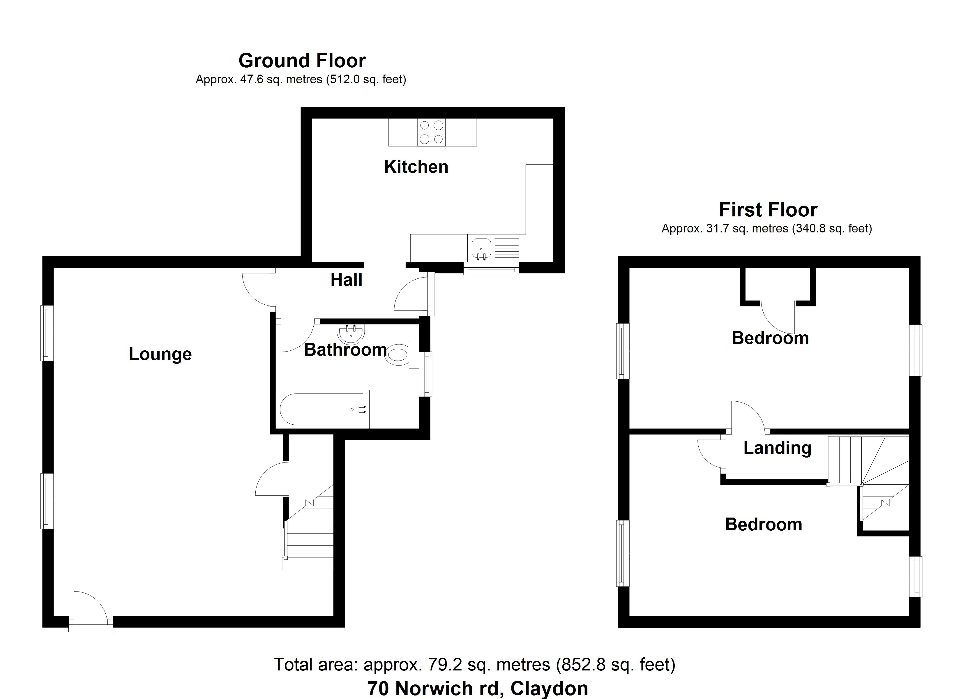 Property in Norwich Road, Claydon, Ipswich, Suffolk, IP6 0DG